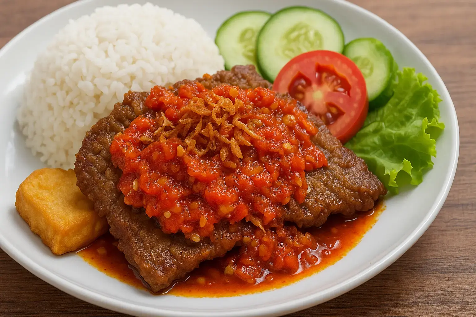 Beef Sambal Geprek
